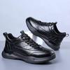 FashionMen Shoes slip on fashion Non-slip Leather Sneakers Lightweight Tennis Shoes Man outdoor Breathable Casual Shoes men flats