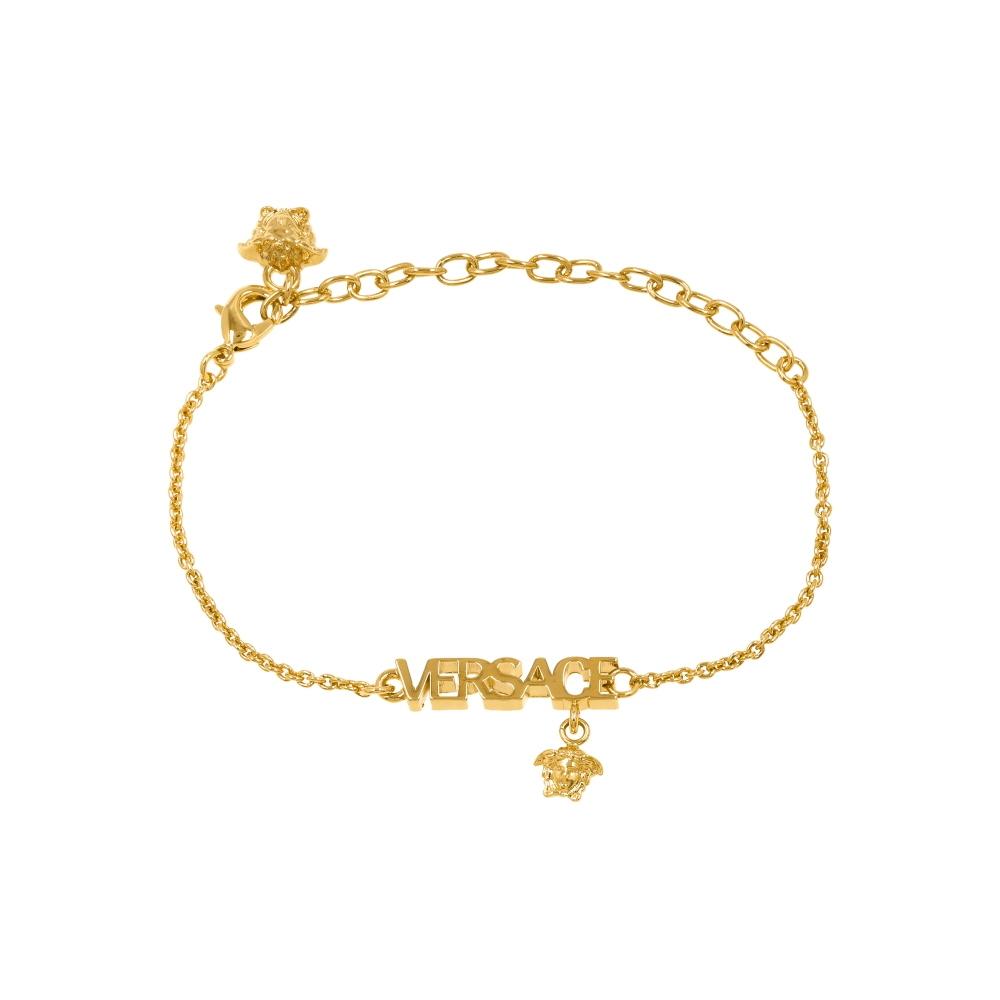 

Versace Logo Medusa Charm Bracelet 1020785 1a00620 3j000 1020785 1A00620 3J000