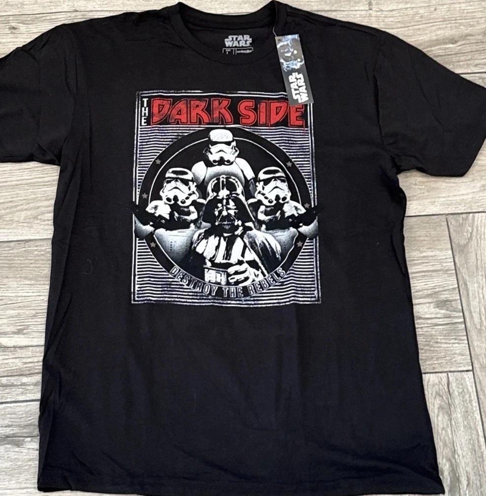 2017 Star Wars Darth Vader Destroy the Rebels Dark Side Licensed Tee Size Large XL