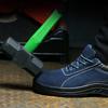 Oulylan Wear-resistant Antislip Work Shoes Steel Toe Anti Puncture Labor Footwear Low Top Welding Safety Boots For Men