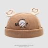 Children Corduroy Baseball Cap With Sun Protection And Breathability For Kids