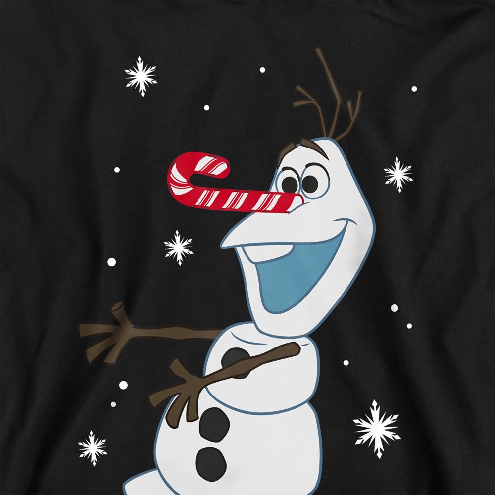 Frozen Childrens/Kids Olaf Candy Cane Christmas Pullover Hoodie