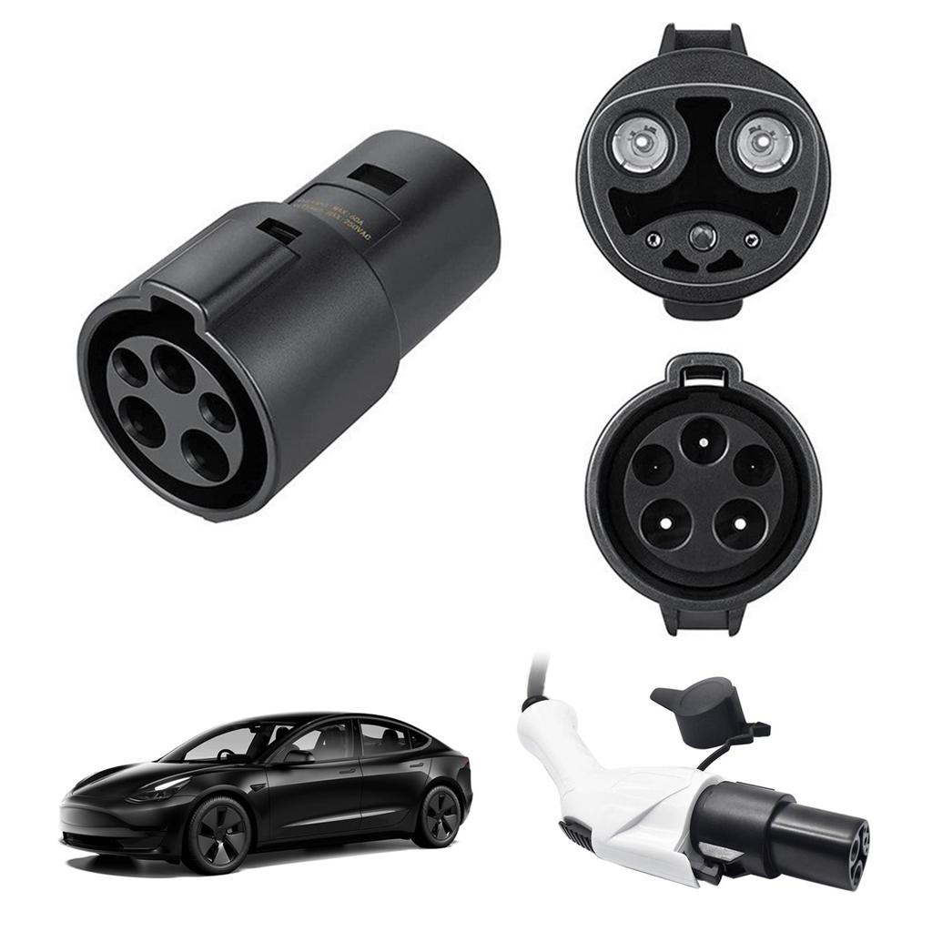 J1772 Suitable For S X 3 Electric Vehicle Adapter Fast Charging EV Charger Connector Conversion Head Guns Socket