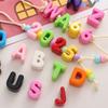 10PCS Colorful Loose Beads DIY DIY Jewelry Making Kit New 26 Letter Beads  DIY Bracelet Keychain