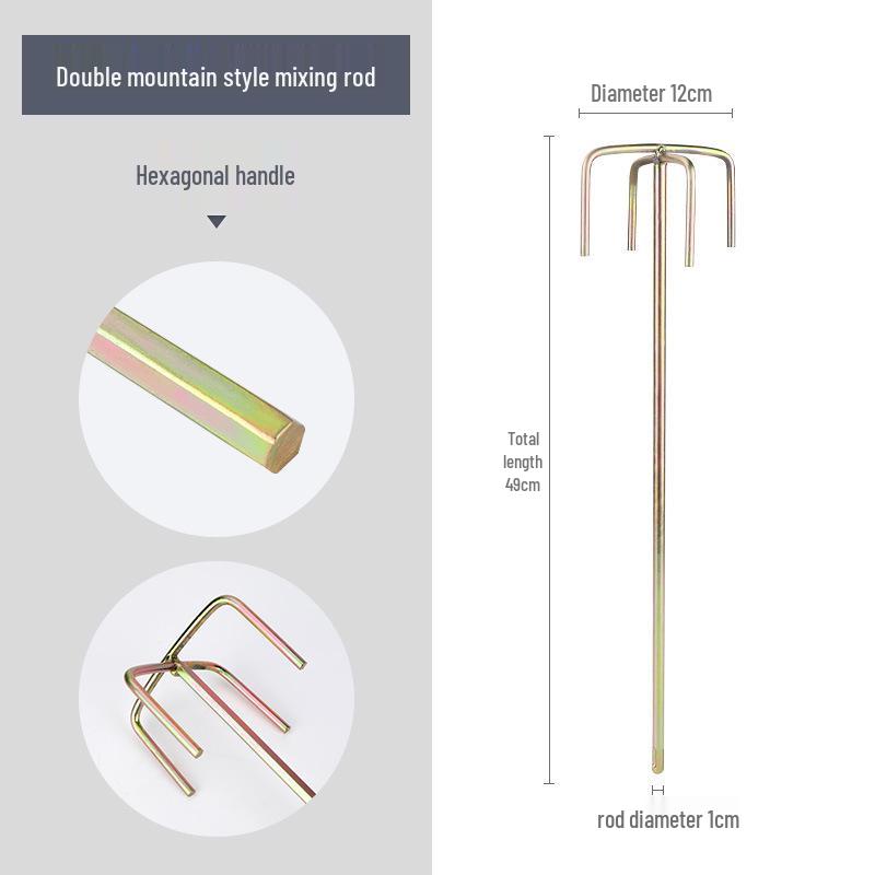 

Порошок для цементной шпаклевки Растворный смеситель Перемешивающая насадка для электродрели и перфоратора