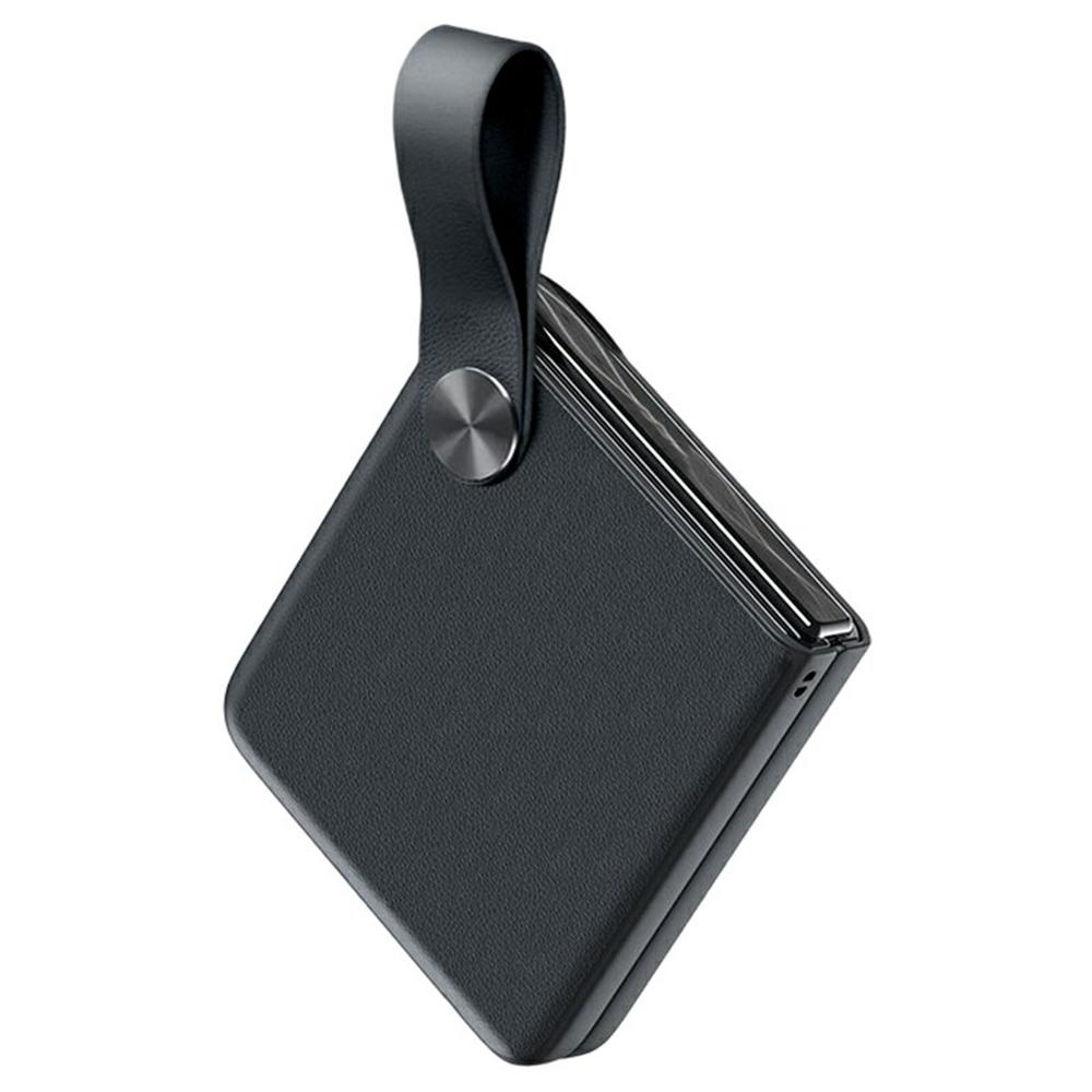 

GKK Чехол для Motorola Razr 60 Ultra 5G с ремешком для пальца PU кожа+Твердый ПК Чехол для телефона Black