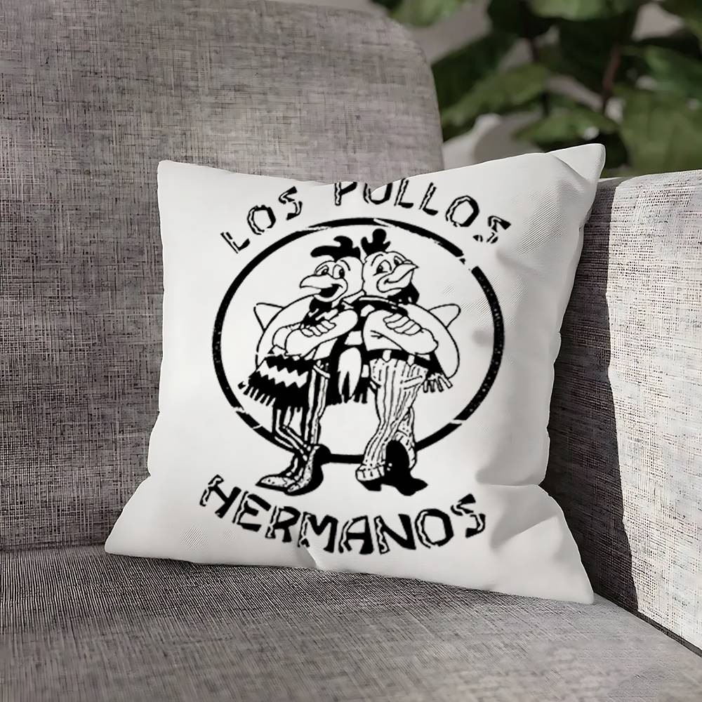L-Los P-Pollos Hermanos Pillow Case For Sofa Decor Car Office Room Printing Cushion Cover Decorations and Protector
