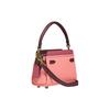 Coach Tate 18 Bow Carriage Logo Color Block Snap Pocket Hardware Leather Handbag Shoulder Bag Crossbody Bag Small Women Handbags Pink C2632-B4S5K