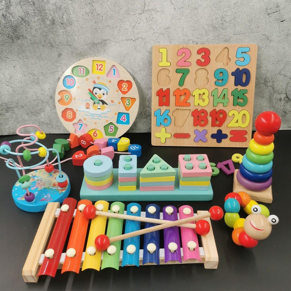Intellectual Baby and Child Toys1-2-3One-Year-Old Boy and Girl One-Year-Old Baby Eight Tone Percussion Piano Music Enlightening Early