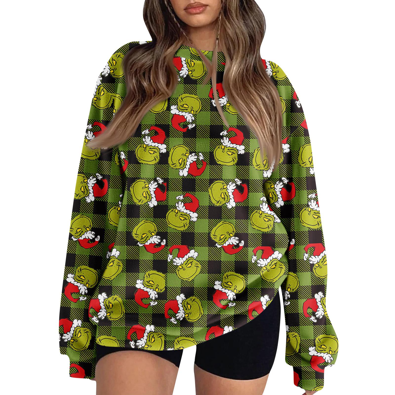 

Женская толстовка с цветными блоками, повседневная удобная свободная легкая женская толстовка с длинным рукавом и круглым вырезом L армия зеленый