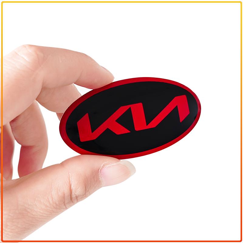 1Pcs Car Steering Wheel Sticker Emblem Decal Badge Decoration Accessories For Kia Rio Sportage R K3 K4 K5 K6 K7 K8 Ceed Sorento Cerato Soul