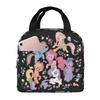 Custom Littles Ponyed Insulated Lunch Bag for Work School Twilight Sparkle Leakproof Thermal Cooler Lunch Box Men Women