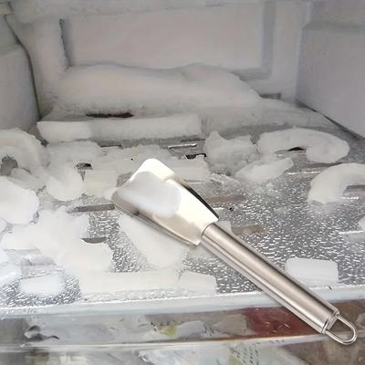 1pc De-icing Shovel Stainless Steel Refrigerator De-icer Ice Scraper, Refrigerator Ice Remover For Household Cleaning Gadgets Kitchen Tools