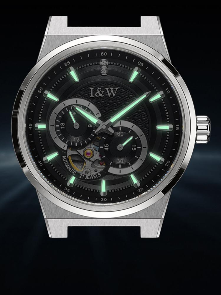 IW Top Brand Luxury Men's Sports Watches 5ATM Waterproof Automatic Mechanical Watch Men Military Wrist Watch Male relogio