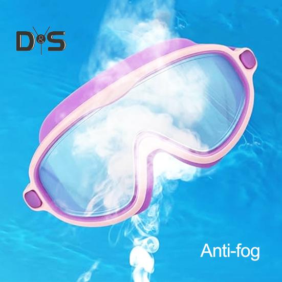 Okulary do pływania z zestawem słuchawek dousznych, regulowana konstrukcja, wodoodporne, przezroczyste, przeciwmgielne, okulary do pływania dla dzieci