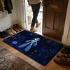 RRockman Mega Man Anime Game Floor Mat Soft Flannel Absorbent Mat Non-Slip Rug Home Bedroom Bathroom