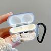 Cat themed headphone protective case for Airpods 3/4/PRO/PRO 2/PRO 3 with anti drop frosted texture and D-shaped buckle