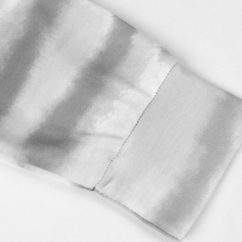 Lässiger Pullover mit langen Ärmeln und Kontrastfarbe für Damen