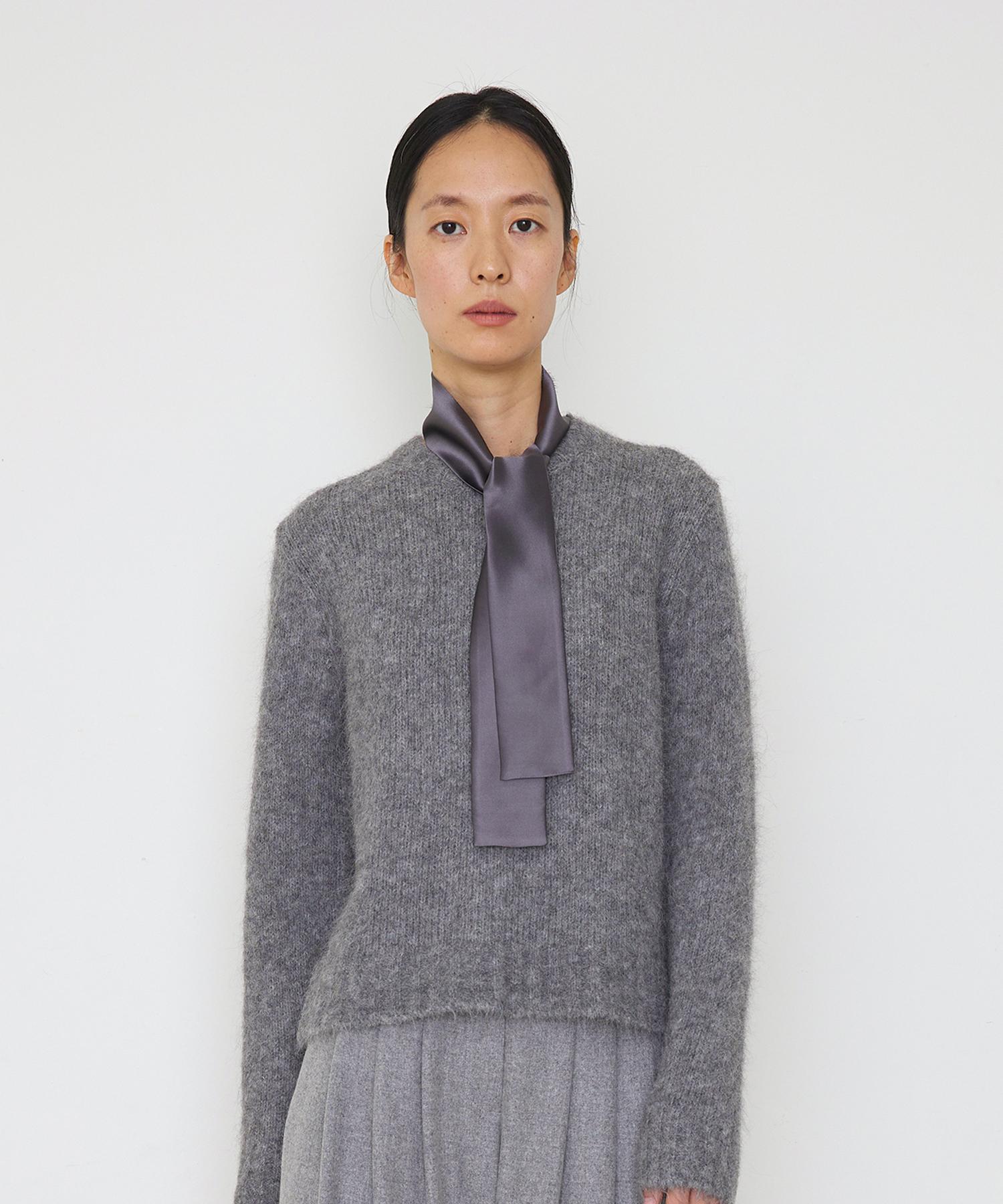 Manuel Et Guillaume Alpaca Gray Knit S