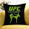 Housse de coussin carrée Combat UFC Logo Différentes Tailles Pour Décoration de Voiture Maison Chambre à Coucher