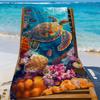 Sea Turtle Underwater Pattern Towel For Swim Yoga Gym Quick Drying Soft and Skin-friendly Beach Towels All-Season