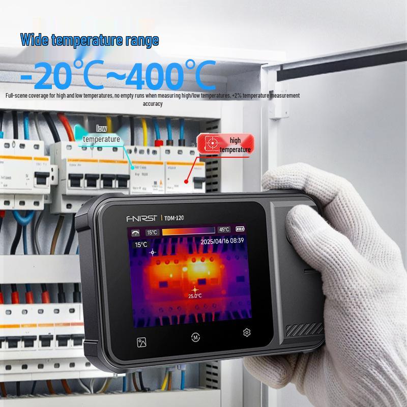 Finirui HD Thermal Imaging Multimeter & Thermometer for Precision Floor Leak Detection