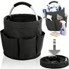 17L Foldable Storage Tote - Multi-Purpose Organizer Bag for Picnic/Cleaning, Heavy-Duty Handle & Reinforced Base Storage Bag