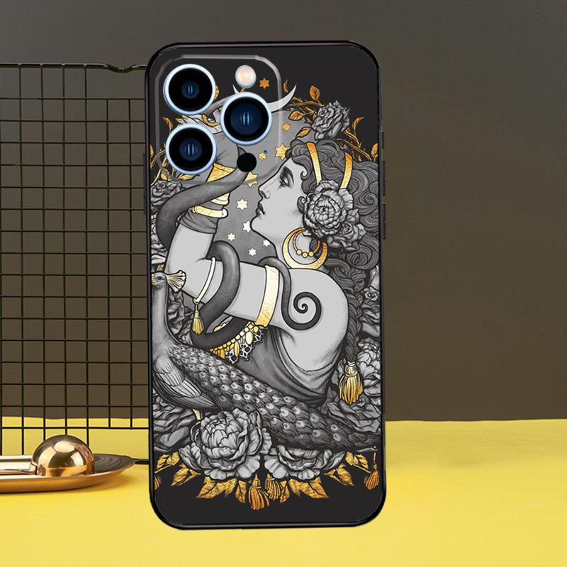 Husă Protectoare Vrăjitoare Gotică Vrăjitorie Pentru iPhone 11 14 12 13 Pro Max Mini X XR XS Max 7 8 Plus SE 2020 Husă Telefon