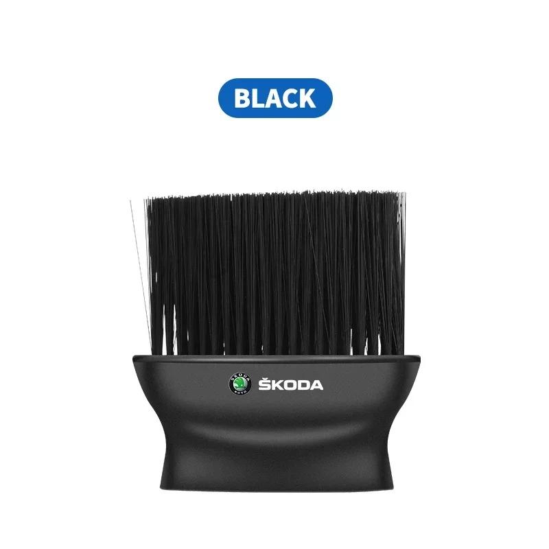 

Car Sticker 2025 Hot Car Interior Cleaning Soft Brush Dashboard Outlet Dust Tool For Skoda Octavia Kodiaq Fabia Rapid Superb A5 чёрный