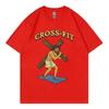 Jesus Funny Christian Gym Meme Tshirt Fashion Vintage Short Sleeve Tshirt Unisexs Women Clothing Casual Cotton TShirt Streetwear