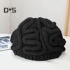 Cappello a Cervello Spaventoso Halloween Berretto Lavorato a Maglia Elastico Spesso per Adulti Bambini Skullies Tieniti Caldo all'Aperto Cappellino per Bambini Copricapo Invernale
