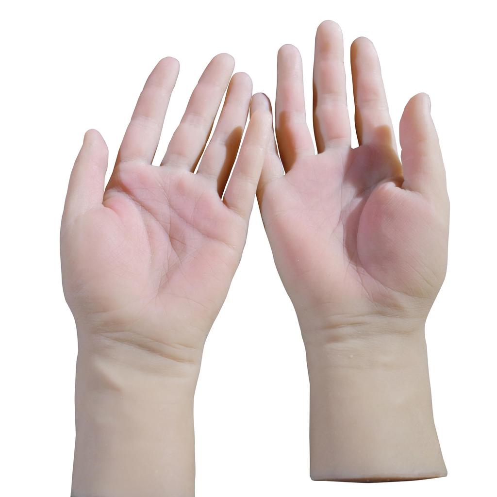 BGL Hand Mannequin Hand Display Life Size Made of Silicone Fingers can be bent or fixed