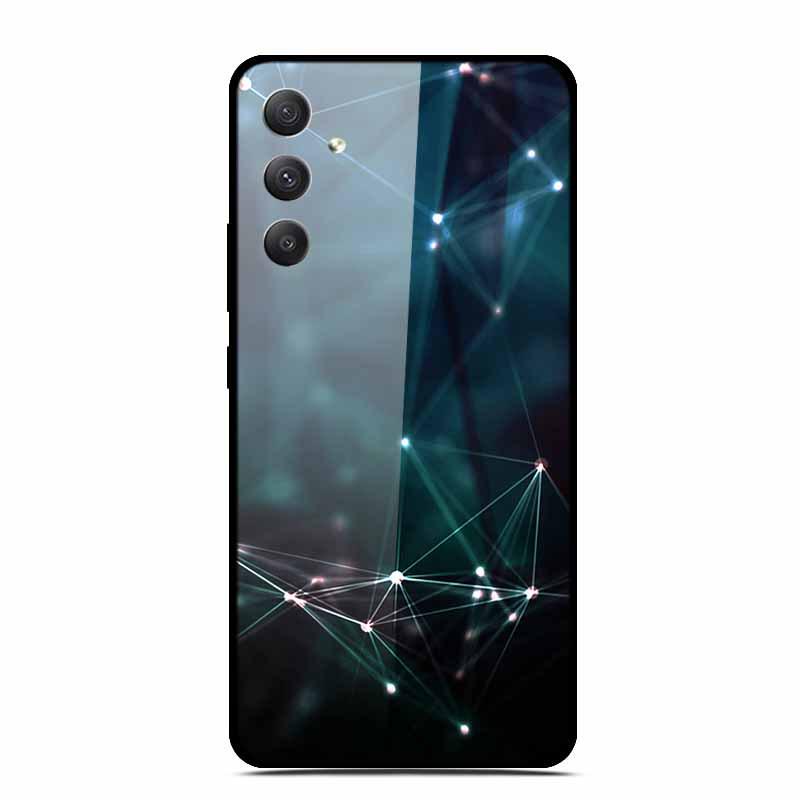 Starry Sky Tempered Glass Phone Case for Samsung A35 5G - Men's & Women's Models