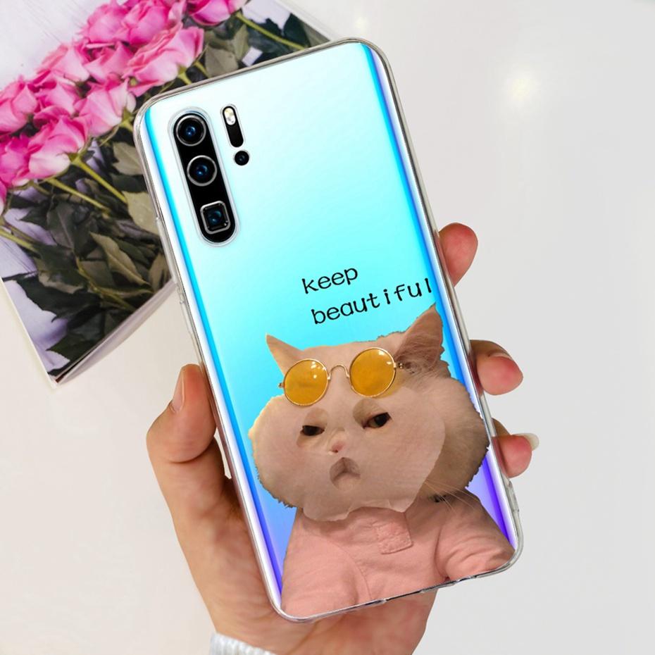 Lovely Printing Case For Huawei P30 Pro P 30 P30 Lite Soft Silicone TPU Back Cover For Huawei P30 P30lite P30pro Phone Cases