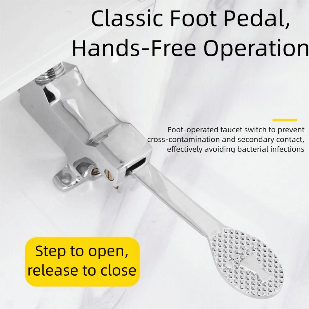 Hands-free Foot Control Valve Versatile Foot Pedal Tap Valve  Food Factory