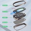Metal Leather Car Key Fob Case Cover Keychain For Chevrolet Chevy Cruze   Trailblazer Spark Trax