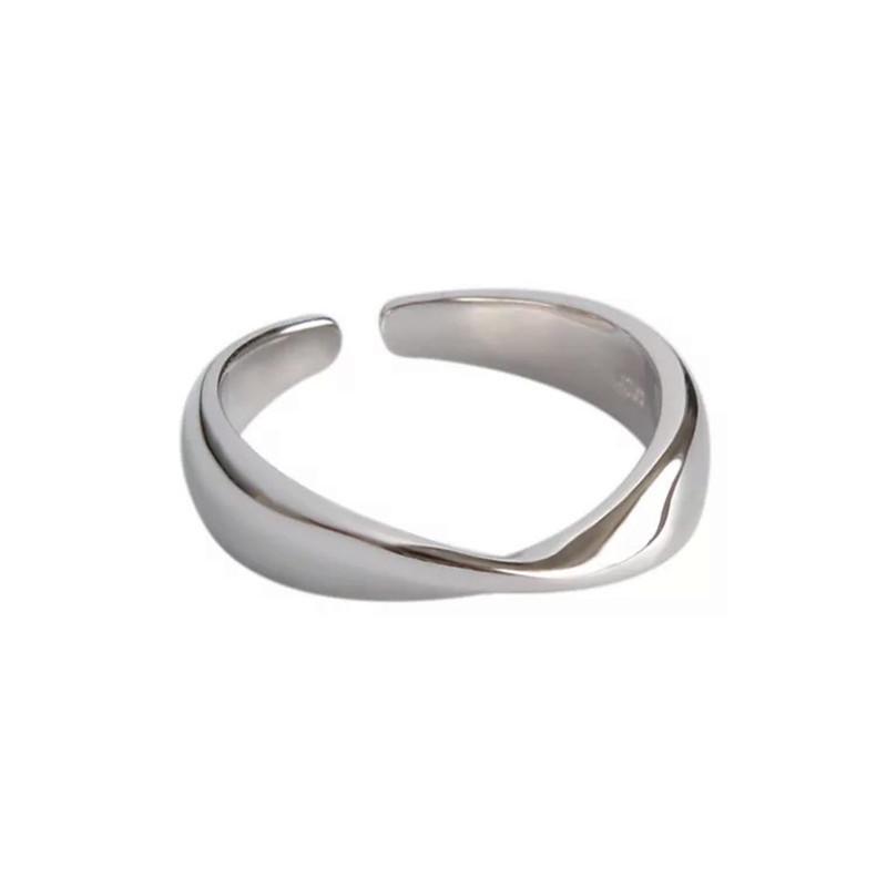925 Silver Irregular Rings For Women Wedding Luxury Jewelry Accessories and Money 925 Jewellery
