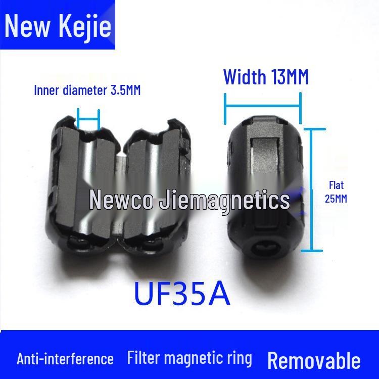 Anti-Interference Snap-On Ferrite Core Magnetic Ring with EMC Nickel-Zinc Shielding.