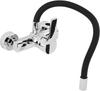 Flexible black wall-mounted sink tap 75670 FALA