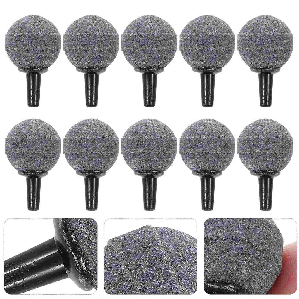 10 Packs Air Pump Fish Tank Ball Shape Stone Bubble Aquarium Aerator Diffuser Airstones