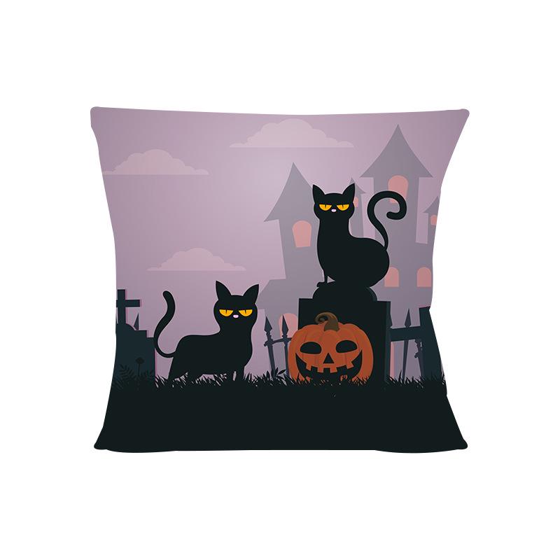 Copricuscino da divano zucca di Halloween nordico