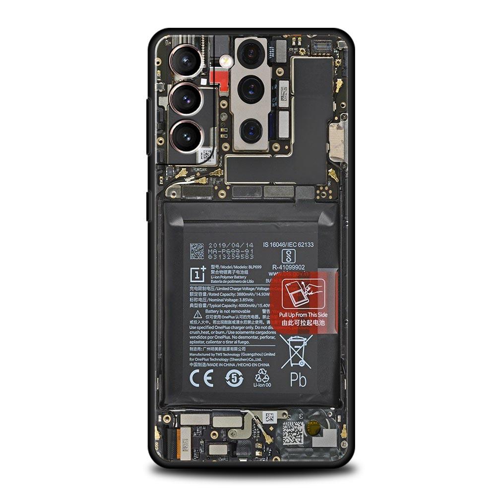 Main Circuit Board Pattern Phone Case Cover for Samsung Galaxy S26 S25 S24 S23 S22 S20 S21 FE Ultra S25 Edge Plus Soft TPU Shell