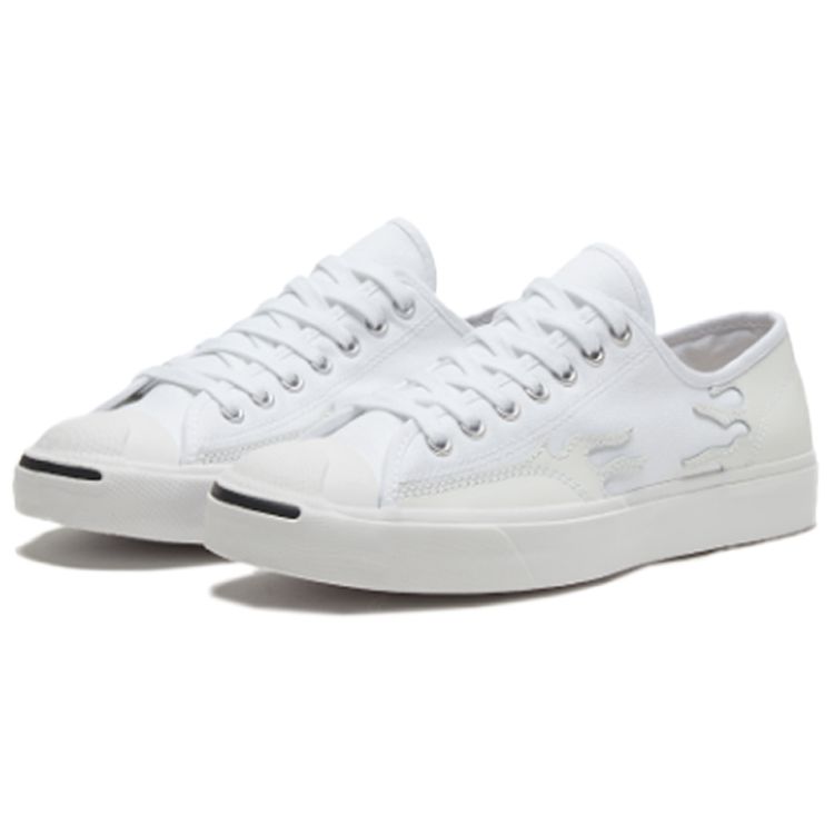 Converse Jack Purcell Simple Daily Low Top Canvas Shoes Unisex Sneakers White 168971C