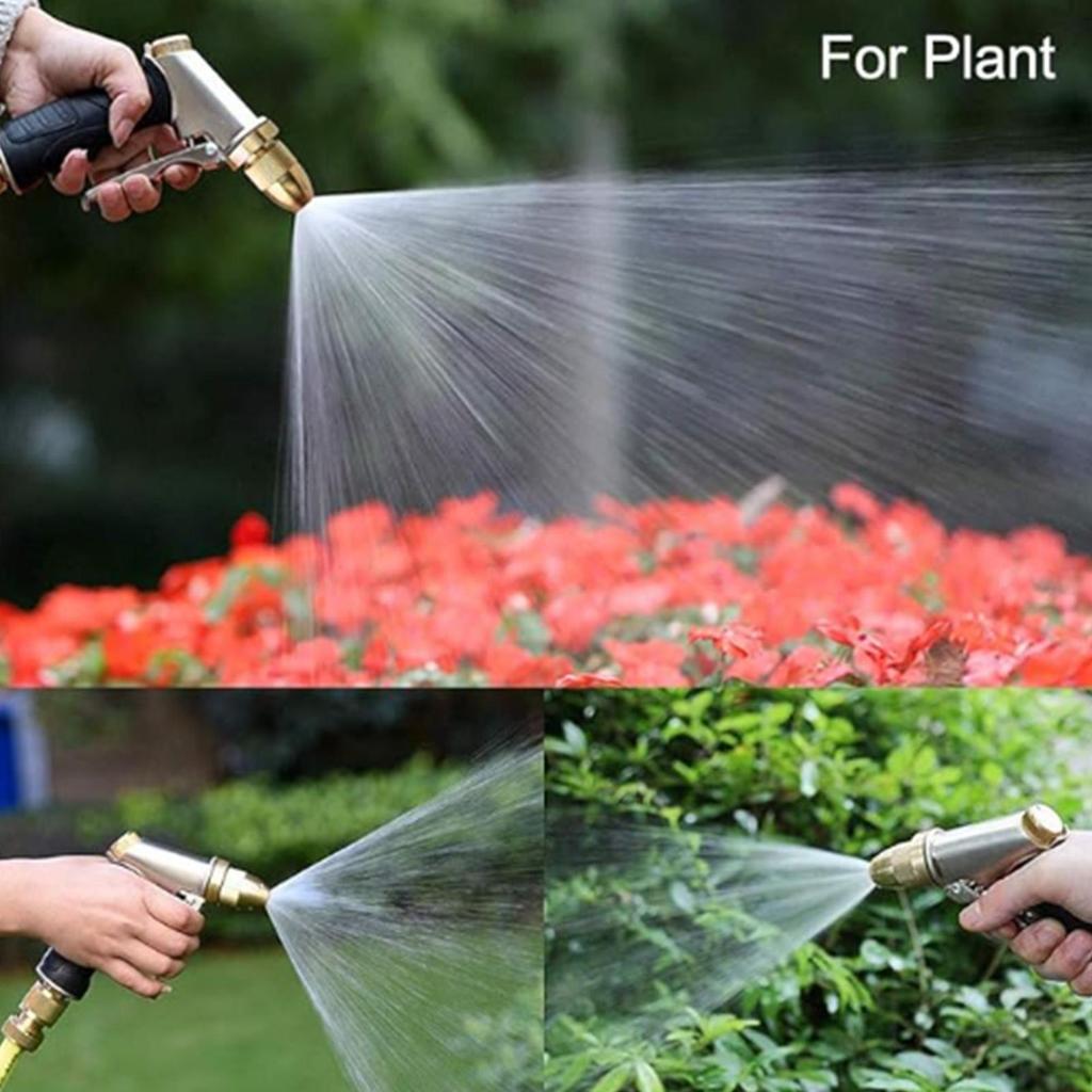 Gartenschlauchdüse 4 Modi Handheld Power-Kopf Hochdruck Gartenschlauch Sprühdüse Für Autowäsche Außenhof Rasen Pflanze
