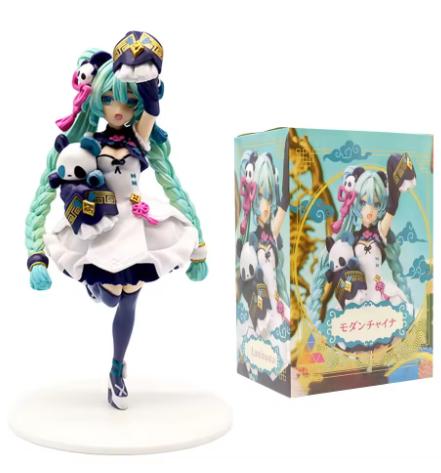 The In Stock Animation Anime Hatsune Miku Handmade Devil Hatsune Miku Cat Ear Hatsune Miku Cute Handmade Pvc Model Decorations