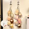 Doll Display Stand Organizer Pendant Storage Display Stand Oxford Cloth Strap Reliable Plush Toy Holder with 8 Clips