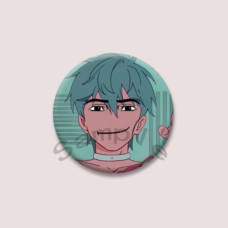 Creative Cartoon Character Till Brooch Custom Alien Stage Lapel Pin Bag Jacket Decorative Badge Funny Jewelry Accessory Toy Gift