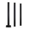 Foldable steel lighting pole, 3 meters, diameter 60mm