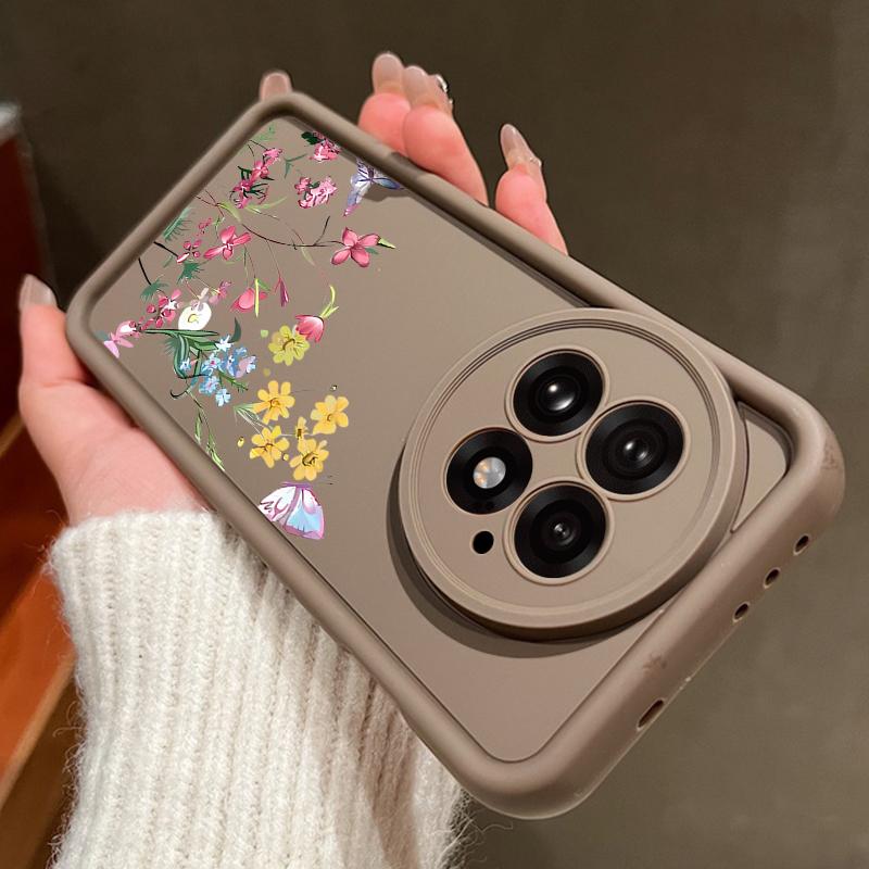 Colorful Small Flower Pattern Phone Case For OnePlus 13 13T 12 13R 12R 11R 5G Soft Silicone TPU Back Cover For OnePlus Ace 5 3 2