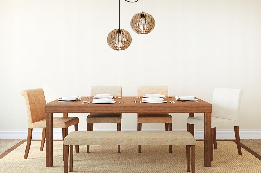 MODERN WOODEN LED CEILING HANGING LAMP